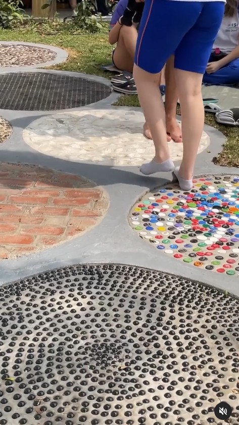 Parque Sensorial em escola infantil