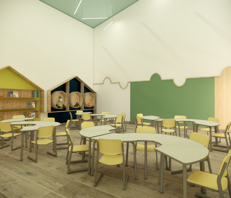 projeto de arquitetura escolar para boas metodologias de ensino