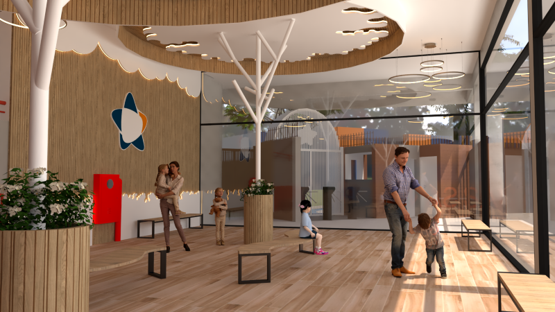 Arquitetura para ajudar na adaptação escolar​